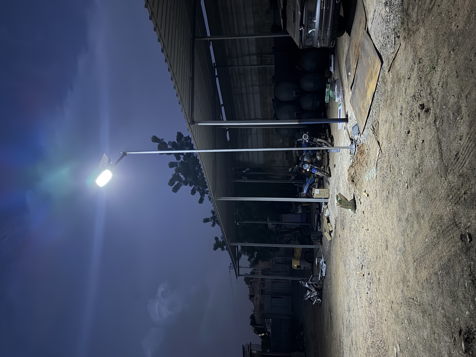 Lampadaire solaire